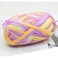 Eqarp 1 PCS Colorful TShirt Yarn Knitting Yarn Fabric Crochet Cloth for DIY Knitted Fabric Art 48 YellowPurple