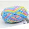 Eqarp 1 PCS Colorful TShirt Yarn Knitting Yarn Fabric Crochet Cloth for DIY Knitted Fabric Art 50 PinkYellow