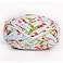 Eqarp 1 PCS Colorful TShirt Yarn Knitting Yarn Fabric Crochet Cloth for DIY Knitted Fabric Art 58 Blue Flower