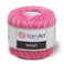 YarnArt Yarn Art 1 Skein Violet100 Mercerized Cotton Yarn Threads Crochet Lace Hand Knitting Yarn Embroidery Arts Crafts Pink 5001