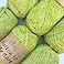 KnitPal Cotton to The Core Cotton Yarn for Crocheting 6Pack 852 Yds 300G Free Patterns Beginners Friendly Soft Baby Yarn for Knitting 3 DK Light Worsted Weight Lime Green