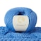 Gisimo GISIMO 100 Merino Wool Yarn 6Ply Luxurious and Soft Yarn for Hand Knitting Crocheting 176 OZ50g 127 yds116 Meters Blue 1 Ball