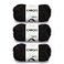 Caron Simply Soft Party Black Sparkle Yarn 3 Pack of 85g3oz Acrylic 4 Medium Worsted 164 Yards KnittingCrochet