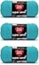 Red Heart Super Saver Turqua Yarn 3 Pack of 198g7oz Acrylic 4 Medium Worsted 364 Yards KnittingCrochet