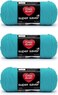Red Heart Super Saver Turqua Yarn 3 Pack of 198g7oz Acrylic 4 Medium Worsted 364 Yards KnittingCrochet