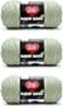 Red Heart Super Saver Frosty Green Yarn 3 Pack of 198g7oz Acrylic 4 Medium Worsted 364 Yards KnittingCrochet