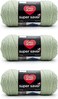 Red Heart Super Saver Frosty Green Yarn 3 Pack of 198g7oz Acrylic 4 Medium Worsted 364 Yards KnittingCrochet