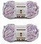 Crafted by Crafted By Catherine Chunky Heather Multi Yarn 2 Pack 49 Yards Each Skein Purple Multi Gauge 6 Super Bulky