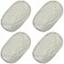 SIMEIQI 4 PCS TShirt Elastic Fabric Crochet Cloth Yarn for DIY Knitting Spaghetti Thick Knitting Yarn for Hand DIY Bag Blanket Cushion Crocheting Projects Home Decor White