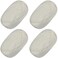 SIMEIQI 4 PCS TShirt Elastic Fabric Crochet Cloth Yarn for DIY Knitting Spaghetti Thick Knitting Yarn for Hand DIY Bag Blanket Cushion Crocheting Projects Home Decor White
