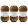 TROYARN 3 Pack Velvet Yarn for Crocheting Chenille Yarn 132 Yards Amigurumi Yarn Fluffy Yarn Plush Yarn Baby Blanket Yarn for Crocheting Size 6