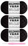 Baiyou 3x50g Beginners Black Yarn 260 Yards for Crocheting Knitting EasytoSee Stitches Worsted Medium 4 Chunky Thick Cotton Nylon Blend for Crocheting