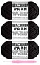 Baiyou 3x50g Beginners Black Yarn 260 Yards for Crocheting Knitting EasytoSee Stitches Worsted Medium 4 Chunky Thick Cotton Nylon Blend for Crocheting