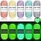 WILLBOND 5 Rolls Glow in The Dark Magic Yarn Luminous Neon Crochet Yarn for Crocheting DIY Knitting Glow Fingering Sewing Supplies for Crafts Sewing Party 547 yd Per Roll Vivid Colors