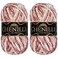 BambooMN JubileeYarn Chenille Yarn 100gSkein Worsted Polyester Shambala 2 Skeins