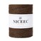 NICEEC 1 Skein Paper Yarn for Crocheting Easy Croceht Raffia Yarn for Sun Hat DIY Home Decor 53oz262yds Coffee