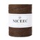NICEEC 1 Skein Paper Yarn for Crocheting Easy Croceht Raffia Yarn for Sun Hat DIY Home Decor 53oz262yds Coffee