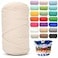 YARFOFUN 400g Tshirt Yarn for CrochetBeige T Shirt Soft Elastic Fabric Chunky Thick TShirt Crochet Yarn for Crocheting Knitting Beginner Hand Knitting for BagDIY CraftHome DecorBeige