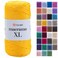 YarnArt Macrame Cord Strong Versatile Macrame Yarn for Knitting Crochet DIY Crafts 100 Polyester 90g 130m Perfect for Wall Hangings Bags Home Decor More 142 XL