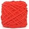 JOYTAG Chunky Velvet Chenille Yarn for Crocheting Velvet Fluffy Plush Thick Bulky Chunky Chenille Velvet Soft Baby Blanket Yarn for Crocheting Hand Knitting 100gRed