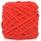 JOYTAG Chunky Velvet Chenille Yarn for Crocheting Velvet Fluffy Plush Thick Bulky Chunky Chenille Velvet Soft Baby Blanket Yarn for Crocheting Hand Knitting 100gRed