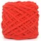 JOYTAG Chunky Velvet Chenille Yarn for Crocheting Velvet Fluffy Plush Thick Bulky Chunky Chenille Velvet Soft Baby Blanket Yarn for Crocheting Hand Knitting 100gRed