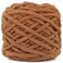 JOYTAG Chunky Velvet Chenille Yarn for Crocheting Velvet Fluffy Plush Thick Bulky Chunky Chenille Velvet Soft Baby Blanket Yarn for Crocheting Hand Knitting 100gDark Brown