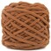 JOYTAG Chunky Velvet Chenille Yarn for Crocheting Velvet Fluffy Plush Thick Bulky Chunky Chenille Velvet Soft Baby Blanket Yarn for Crocheting Hand Knitting 100gDark Brown