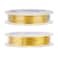 BENECREAT 22 Gauge Craft Jewelry Wire Gold Wire Copper Wire Tarnish Resistant for Beading Jewelry Making 66 Feet22 Yard
