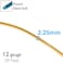 The Beadsmith Anodized Aluminum Wire 12 Gauge 39 feet Light Gold Color Bendable Craft Wire Used to Jewelry Making Wire Wrapping Sculpting Floral Modeling and Other DIY Arts Crafts