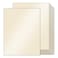 Goefun 100 Sheets Cream Shimmer Cardstock 85 x 11 Off White Paper 80lb Ivory Card Stock Printer Paper for Invitations Certificates Crafts Card Making