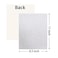 Wishop 20 Sheets Glitter Thick Paper Cardstock Blank for DIY Birthday Wedding Party Supplies Invitation Cards Making 85 x 11 inches Silver