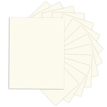 Goefun 24 Sheets Cream Cardstock 85 x 11 Off White Paper Ivory Card Stock Printer Paper for Cards Making Office Printing Certificate