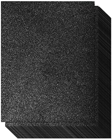 Ader Products Black Glitter Cardstock Onesided NonAdhesive 20 Pack 85 x 11 Inches Premium Glittery Sheets for DIY Crafts Art Projects Party Decor Gift Box Wrapping Green Sparkling Paper 250GSM