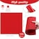 Ctosree 100 Sheets 12 x 12 Inches Cardstock Scrapbook Paper 180 Gsm 65lb Cover 120 lb Thick Heavyweight Creative Card Making Supplies for Printer Invitations Menus Collection DIY Projects Red