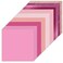 Desecraft 36 Sheets 12x12 Pink Cardstock Scrapbook Decorative Paper 220gsm Pink Solid Glitter Shimmer for Card Making Journaling Origami Scrapbook Paper Scrapbooking Supplies Spring