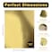 Erilano Gold Cardstock Paper 85x11 inch 20 Sheets Premium 92lb250GSM Metallic Mirror Finish for Wedding Invitations Card Making Certificates Scrapbooking Party Decorations