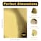 Erilano Gold Cardstock Paper 85x11 inch 20 Sheets Premium 92lb250GSM Metallic Mirror Finish for Wedding Invitations Card Making Certificates Scrapbooking Party Decorations