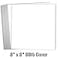 Hamilco 8x8 White Scrapbook Cardstock Paper 80lb Cover Card Stock 100 Pack Bright