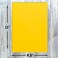 Hamilco Colored Cardstock Scrapbook Paper 85 x 11 Dandelion Yellow Color Card Stock Paper 50 Pack