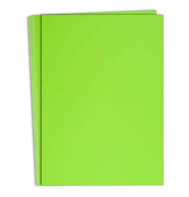 Hamilco Colored Cardstock Scrapbook Paper 85 x 11 Lime Green Color Card Stock Paper 50 Pack