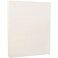 JAM Paper JAM PAPER Strathmore 88lb Cardstock 85 x 11 Coverstock 237 gsm Natural White Laid 25 cotton 50 SheetsPack