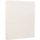 JAM Paper JAM PAPER Strathmore 88lb Cardstock 85 x 11 Coverstock 237 gsm Natural White Laid 25 cotton 50 SheetsPack