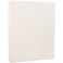 JAM Paper JAM PAPER Strathmore 88lb Cardstock 85 x 11 Coverstock 237 gsm Natural White Laid 25 cotton 50 SheetsPack