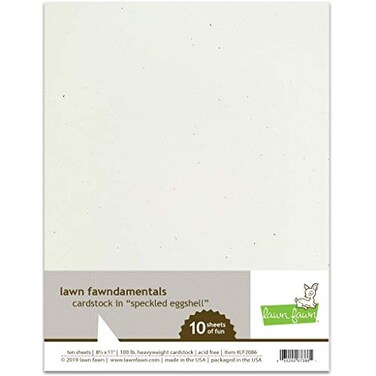 Lawn Fawn LF2086 Speckled Eggshell Cardstock damentals