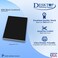 Desktop Publishing Premium Black 8x10 Cardstock Thick Heavyweight 80lb Cover 50 Sheets