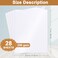 Silunkia 28 Sheets White Shimmer Cardstock 85 x 11 Printer Paper 92lb Heavyweight Paper Card Stock for DIY Card Making Greeting Cards Wedding Invitations Menus School Crafts