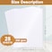 Silunkia 28 Sheets White Shimmer Cardstock 85 x 11 Printer Paper 92lb Heavyweight Paper Card Stock for DIY Card Making Greeting Cards Wedding Invitations Menus School Crafts