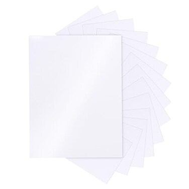 Silunkia 28 Sheets White Shimmer Cardstock 85 x 11 Printer Paper 92lb Heavyweight Paper Card Stock for DIY Card Making Greeting Cards Wedding Invitations Menus School Crafts