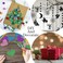 Sonjade Glitter Cardstock Paper NoShed Shimmer Glitter Papers Cut Craft and DIY Projects Card stock Sparkly Paper for Card Making 827 x 1169 Inch A4 Size 10 Sheets Dark Red